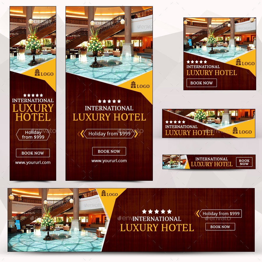 Luxury Hotel Banners by doto GraphicRiver